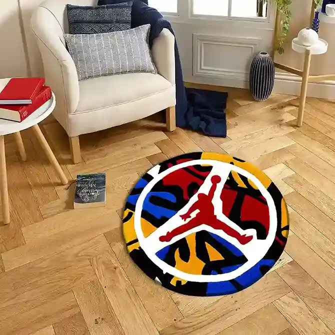 Air Jordan Logo Rug – Iconic Sneaker-Inspired Decor