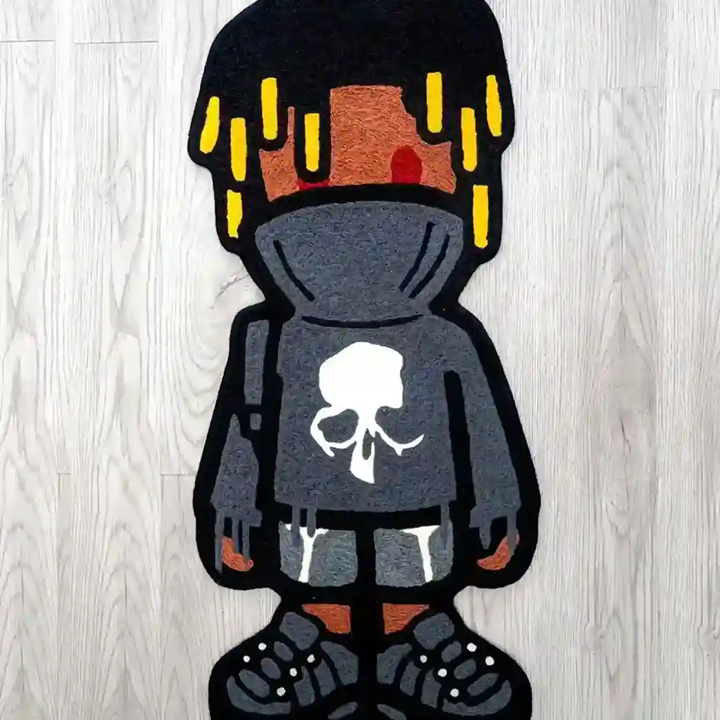 Juice WRLD Rug in Bedroom Decor