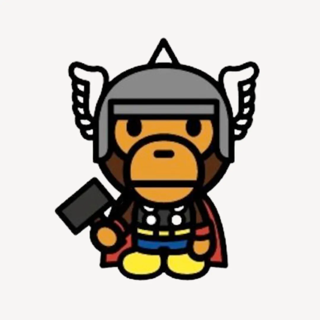 Thor Monkey Ape Rug displayed in a modern living room setting.