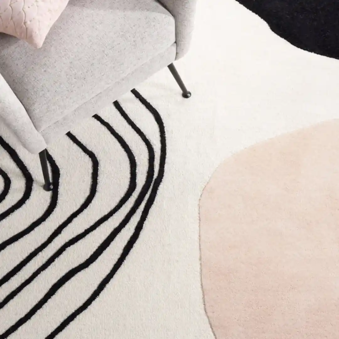 modern soft terrain hand tufted rug