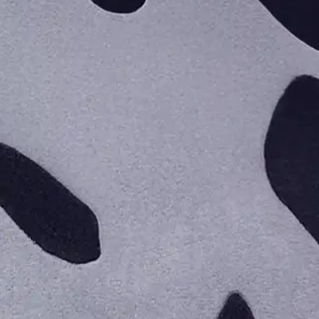 Shadow Camo Runner Rug with abstract black and gray camouflage design, styled for modern hallways