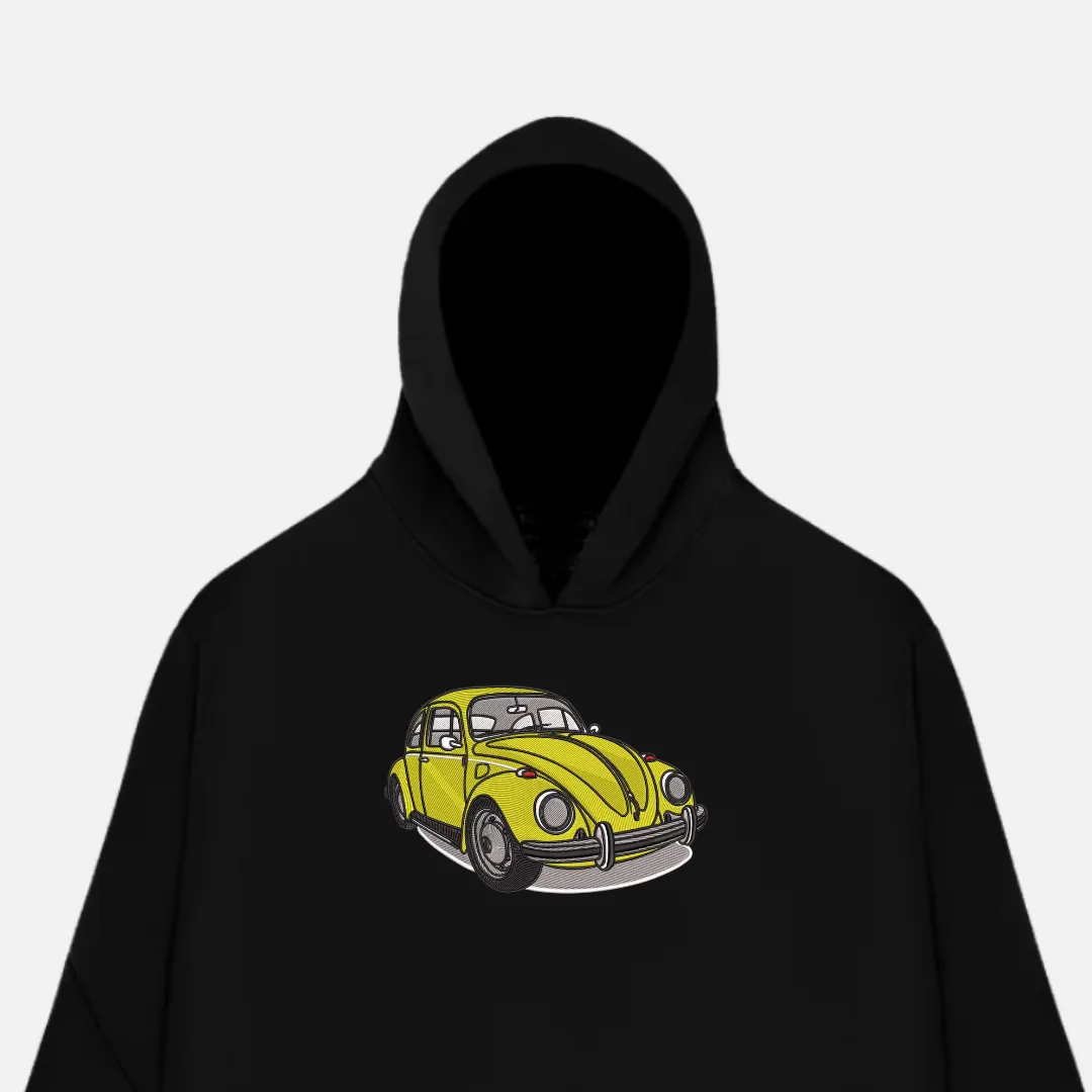 Vintage Car Embroidered Hoodie Vintage Car Embroidered Hoodie