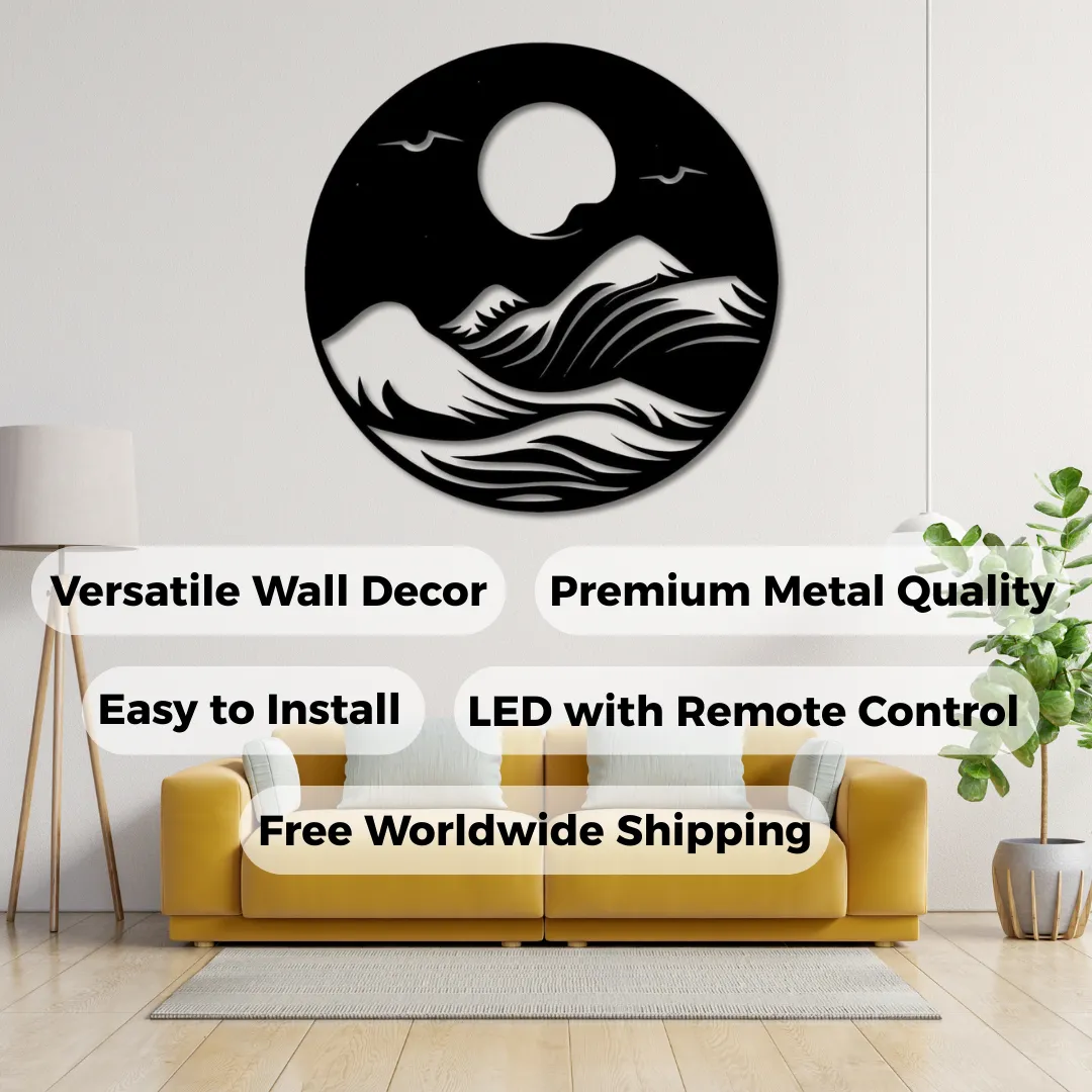 Serenity Waves Silhouettes