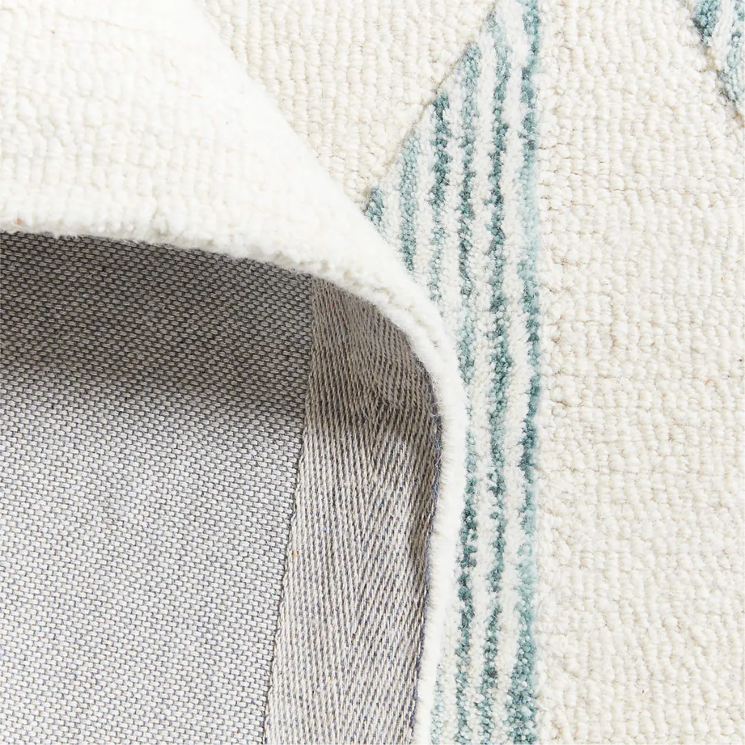 Minted Letters Kids Rug Educational kids rug with modern letter design – Minted Letters wool area rug