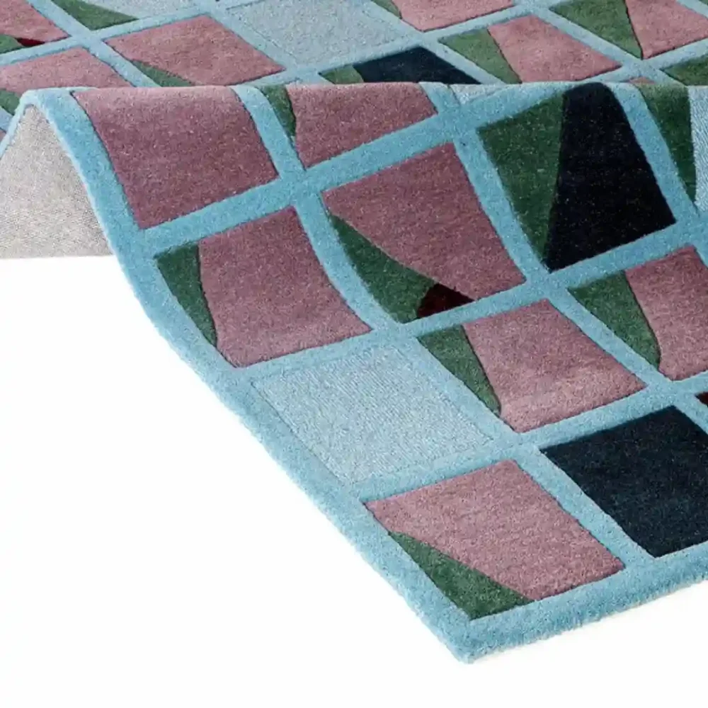 Abstract Grid Rug