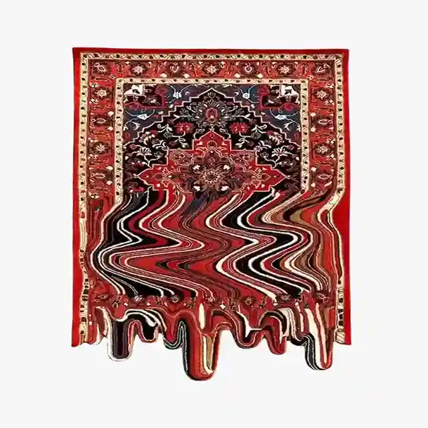 Crimson Flow Rug