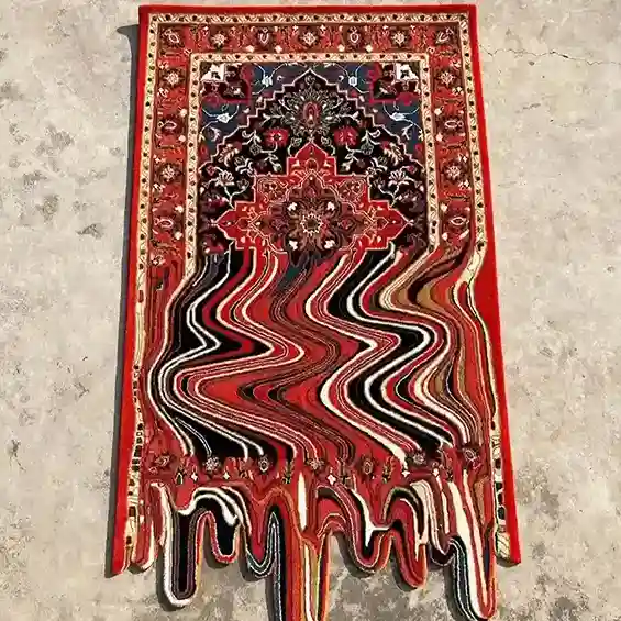 Crimson Flow Rug