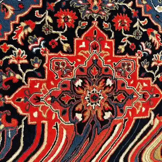 Crimson Flow Rug