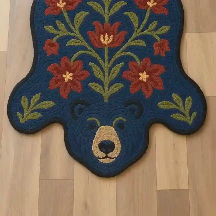 blue zircon tibetan tiger rugs