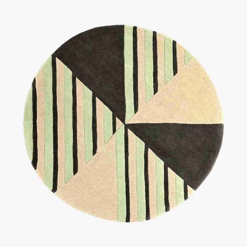 Round Diamond Rug