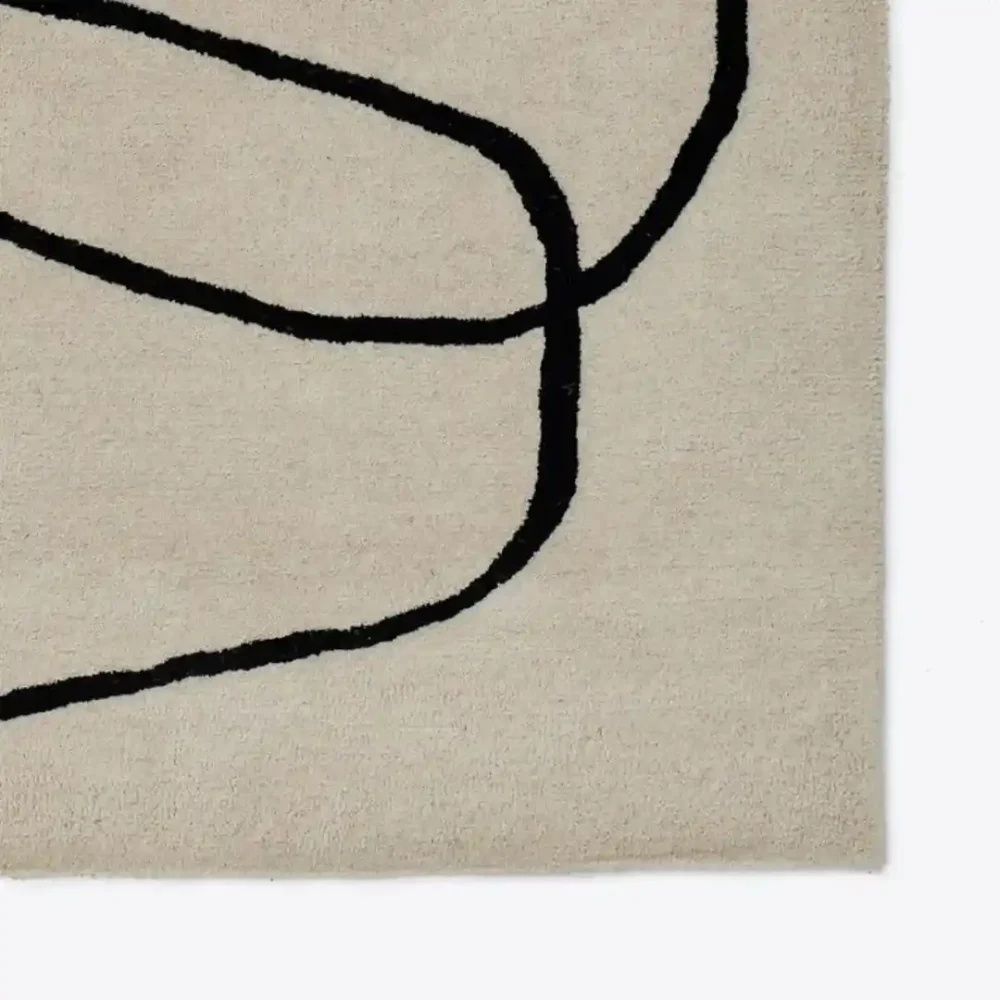 Abstract Line Area Rug