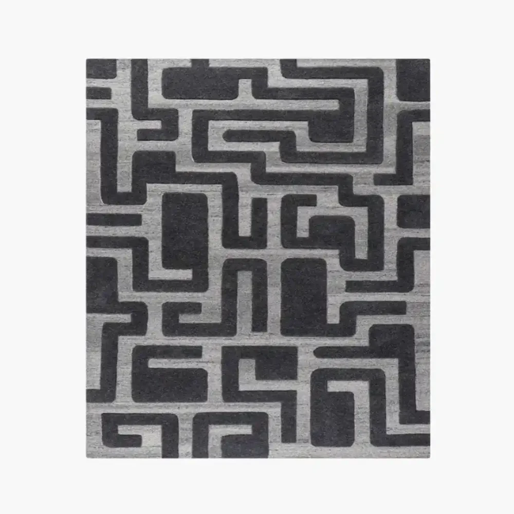 Black Gray Carpet
