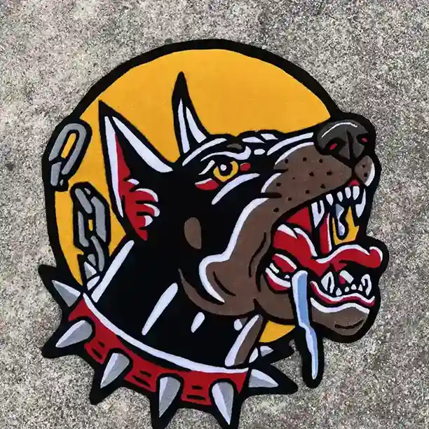 ough Doberman Guard Dog Rug for Rugged Decor – Sneagear