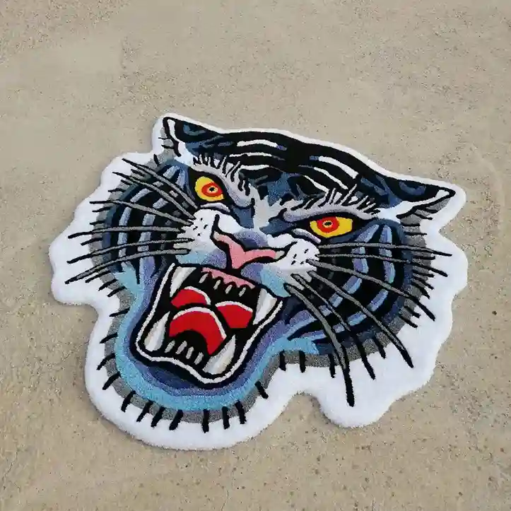 High-Quality Savage Tiger Roar Tattoo Rug – Sneagear