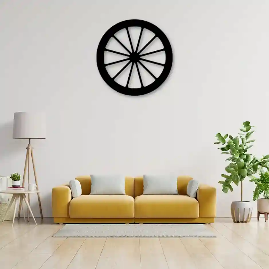 Sliced Lemon Wall Decor Sliced Lemon wall decor placed in living room