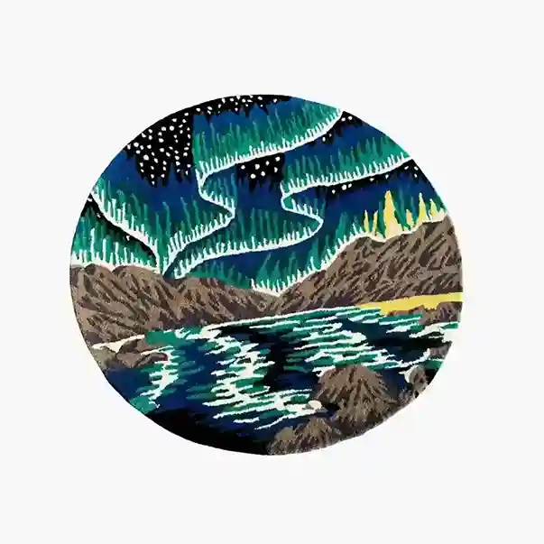 aurora dreamscape rug