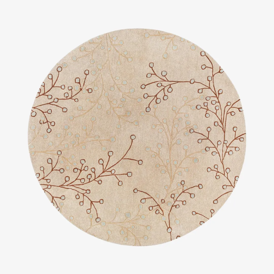 Moss Botanic Round Rug
