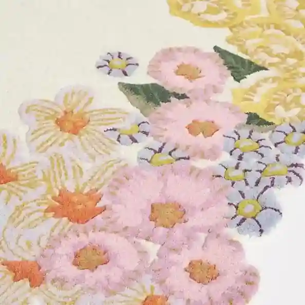 Cassia floral rug Anthropologie