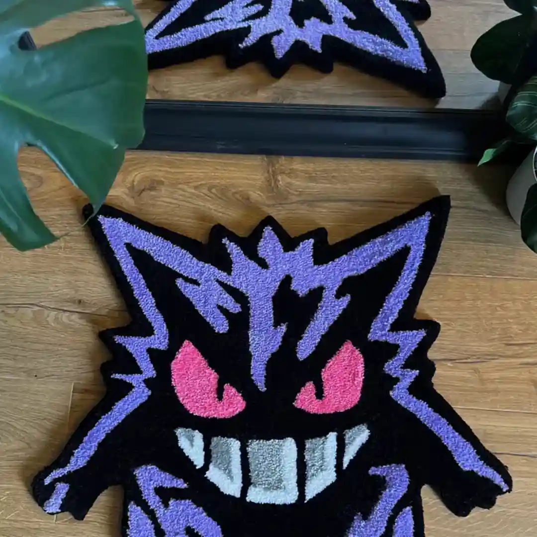 Pokémon-Themed Rug Featuring Gengar – Sneagear Exclusive