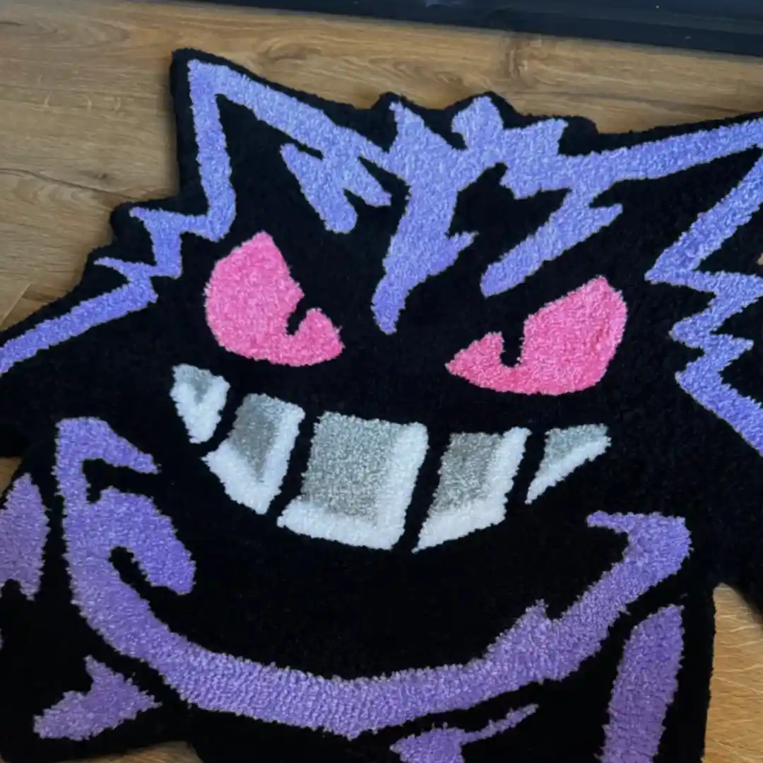 Pokémon-Themed Rug Featuring Gengar – Sneagear Exclusive