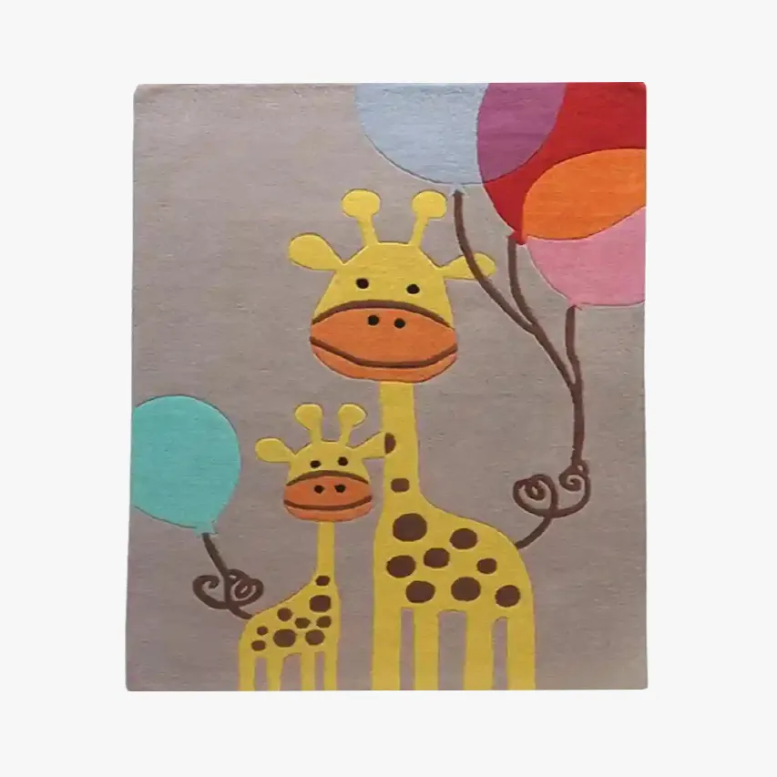 Giraffe Family Rug