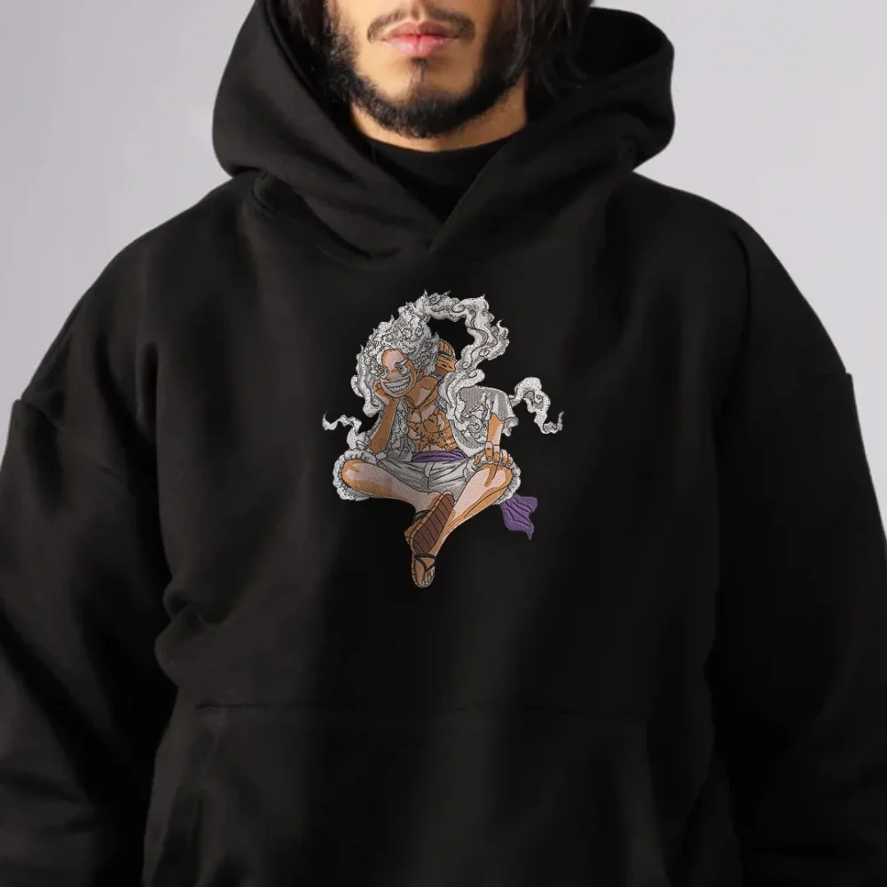 luffy embroidery hoodie Luffy Embroidery Hoodie