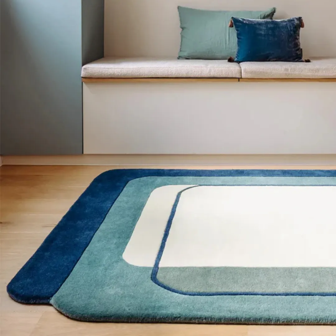 ocean layers rug bedroom
