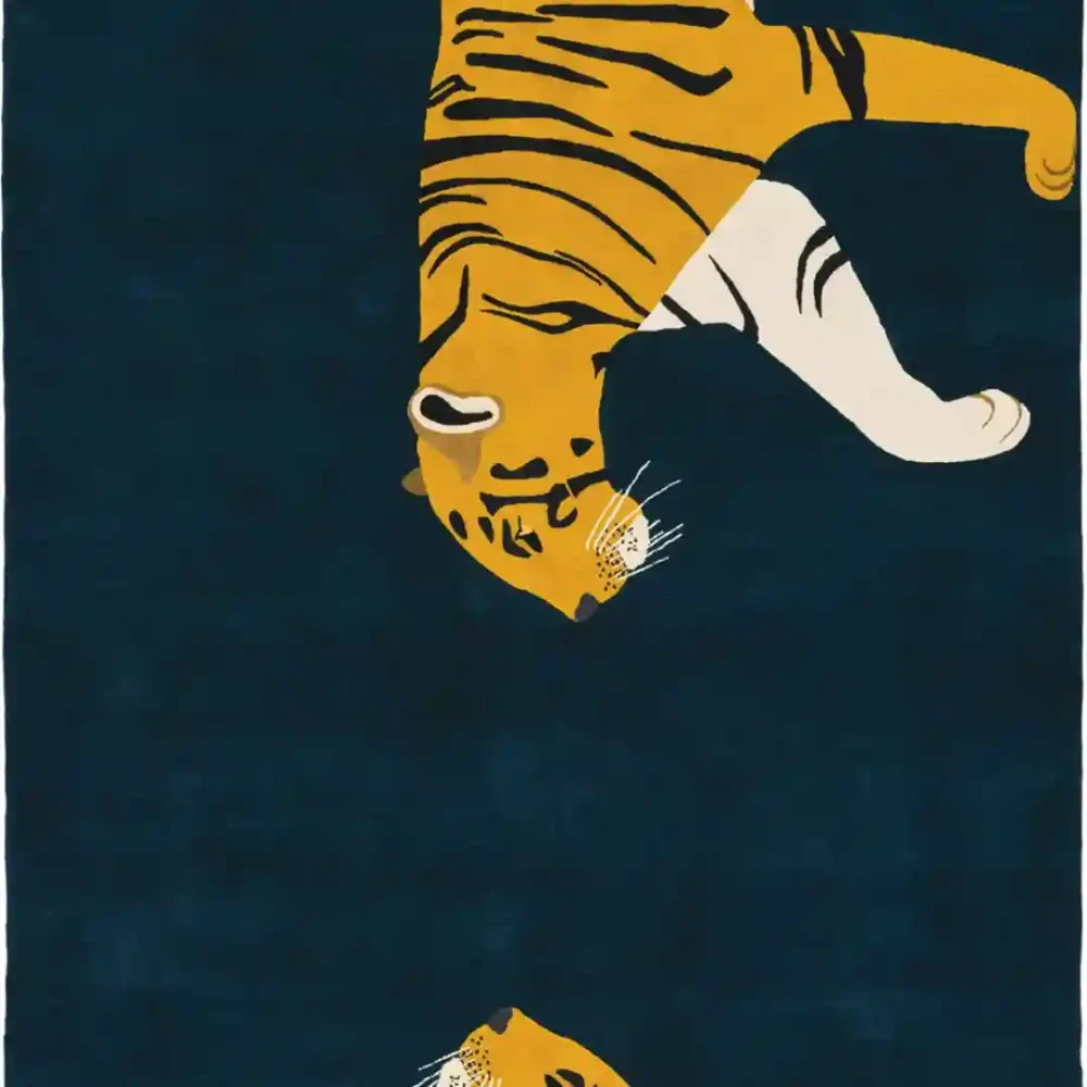 Whimsical Tiger Rug