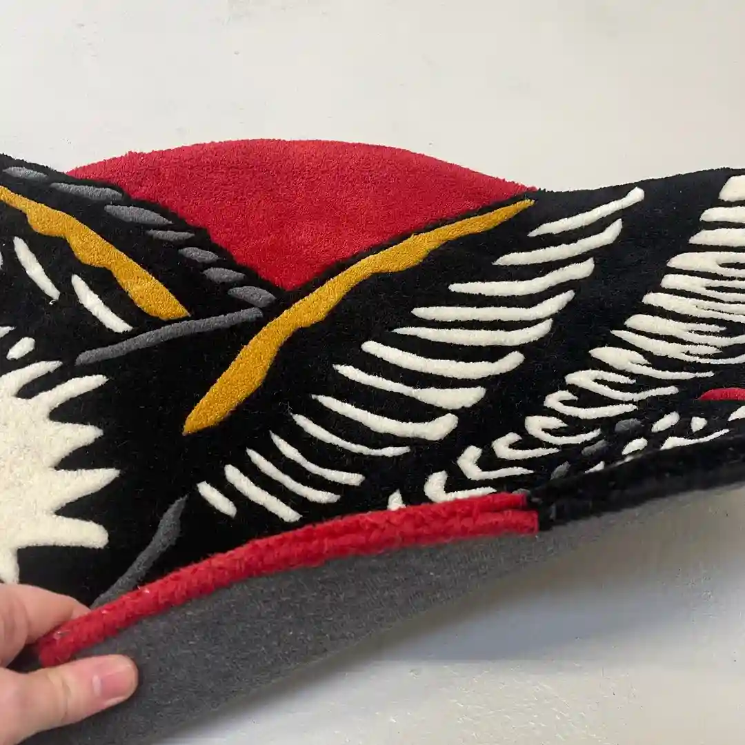 Bold Eagle American Traditional Area Rug for Home Decor