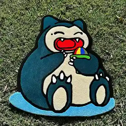 Baby Snorlax Rug – Adorable Pokémon-Inspired Carpet