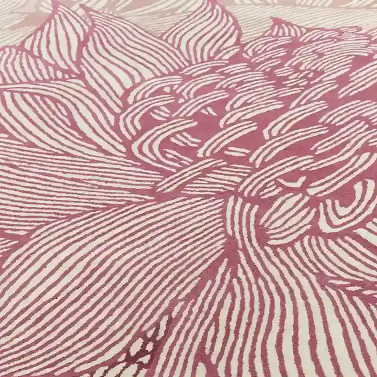 Cascade Wool Pink - Hand Tufted Rug - Image 5