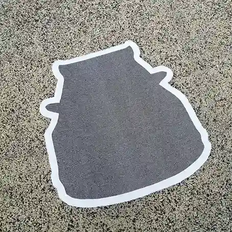 Tufted Area Rug Inspired by Rally Racing