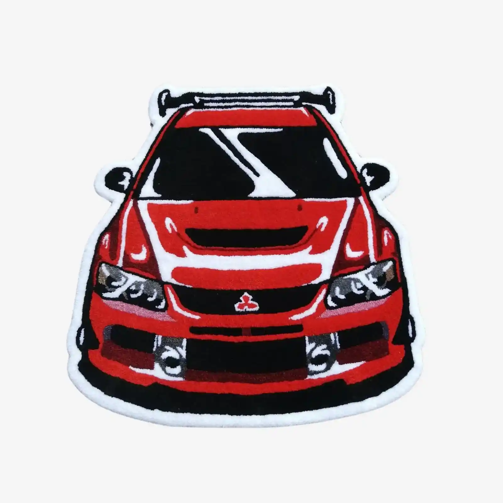 Turbocharged Evo Rally Edition Custom Car Rug