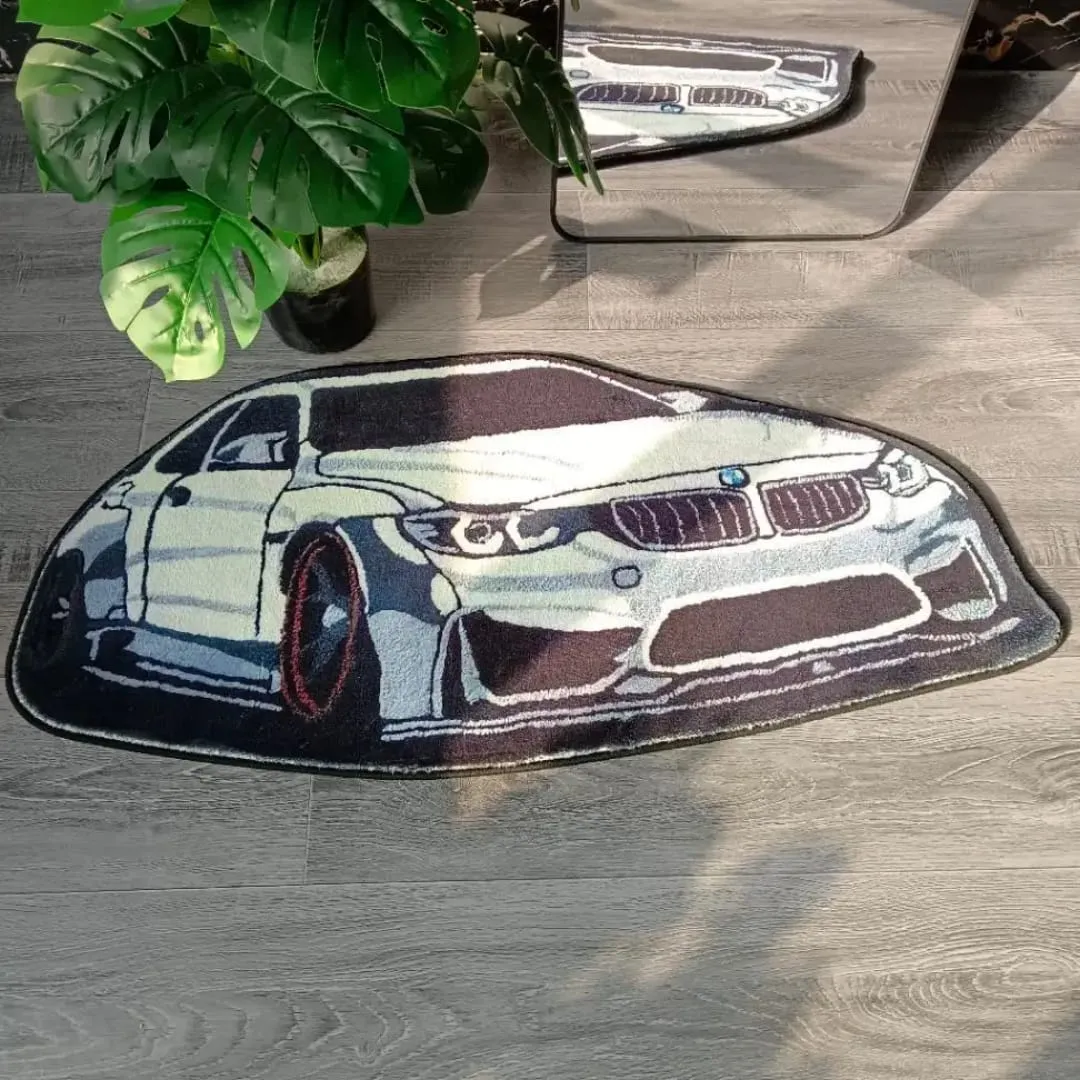 Custom Tufted Car Rug – M-Series Pulse