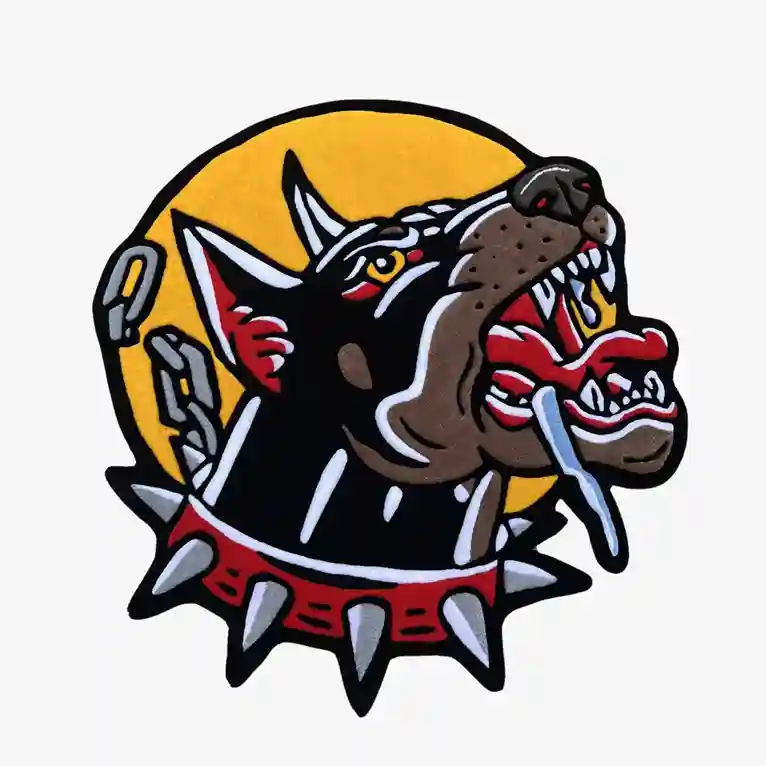 Doberman Guard Dog Rug – Fierce Design for Bold Spaces