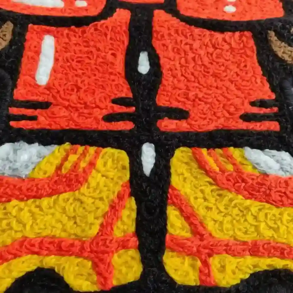 Kanye West Baby Rapper Rug for music room decor”