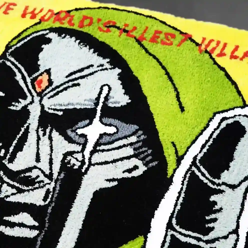 Doom Rug - Drippy Anime Inspired Rug for Gaming Room by Sneagear