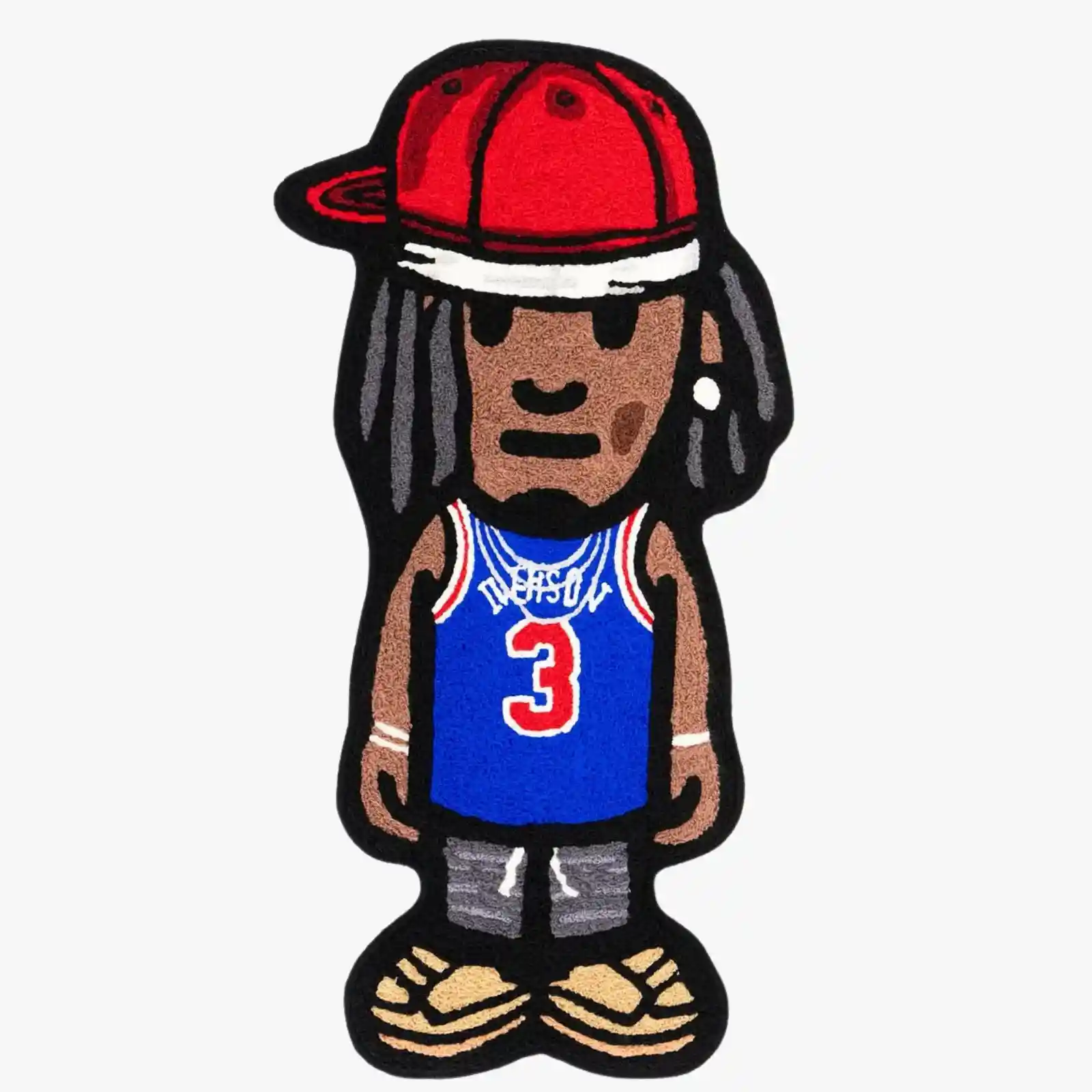 Baby Carti Iverson Rapper Rug - Playboi Carti Inspired Rug