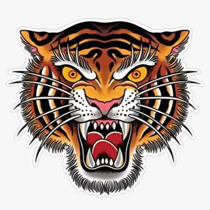 Tiger Tattoo Rug – Bold & Fierce Home Decor for Tattoo Lovers