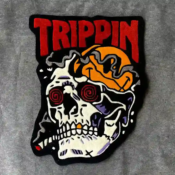 Vibrant & Edgy Skull Rug – Street Art Inspired