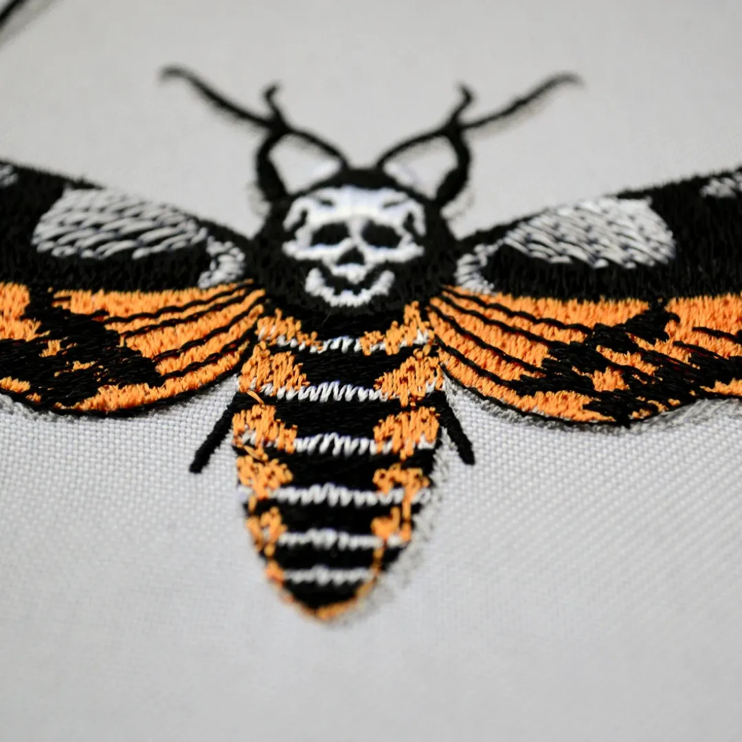 Death Head Moth Embroidered Tee