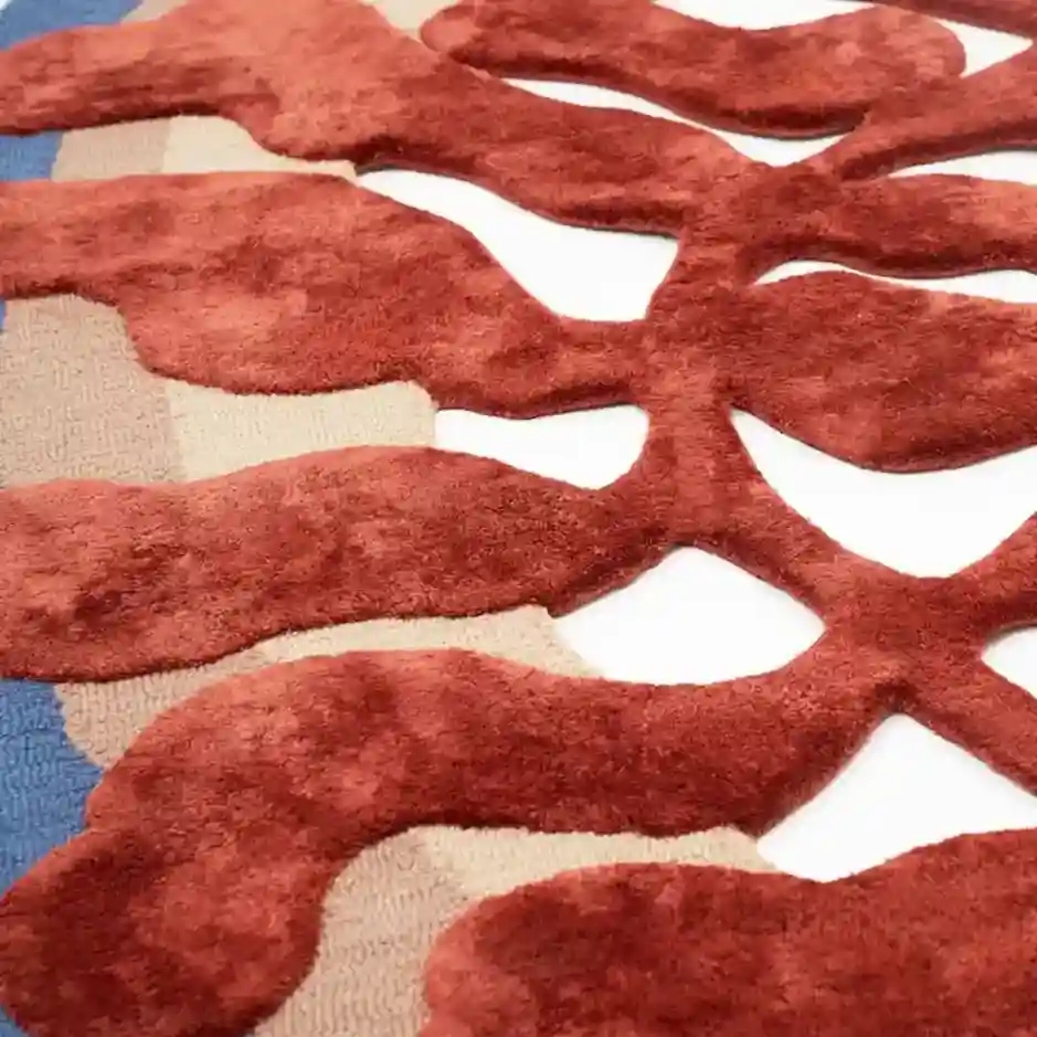 desert bloom hand tufted rug