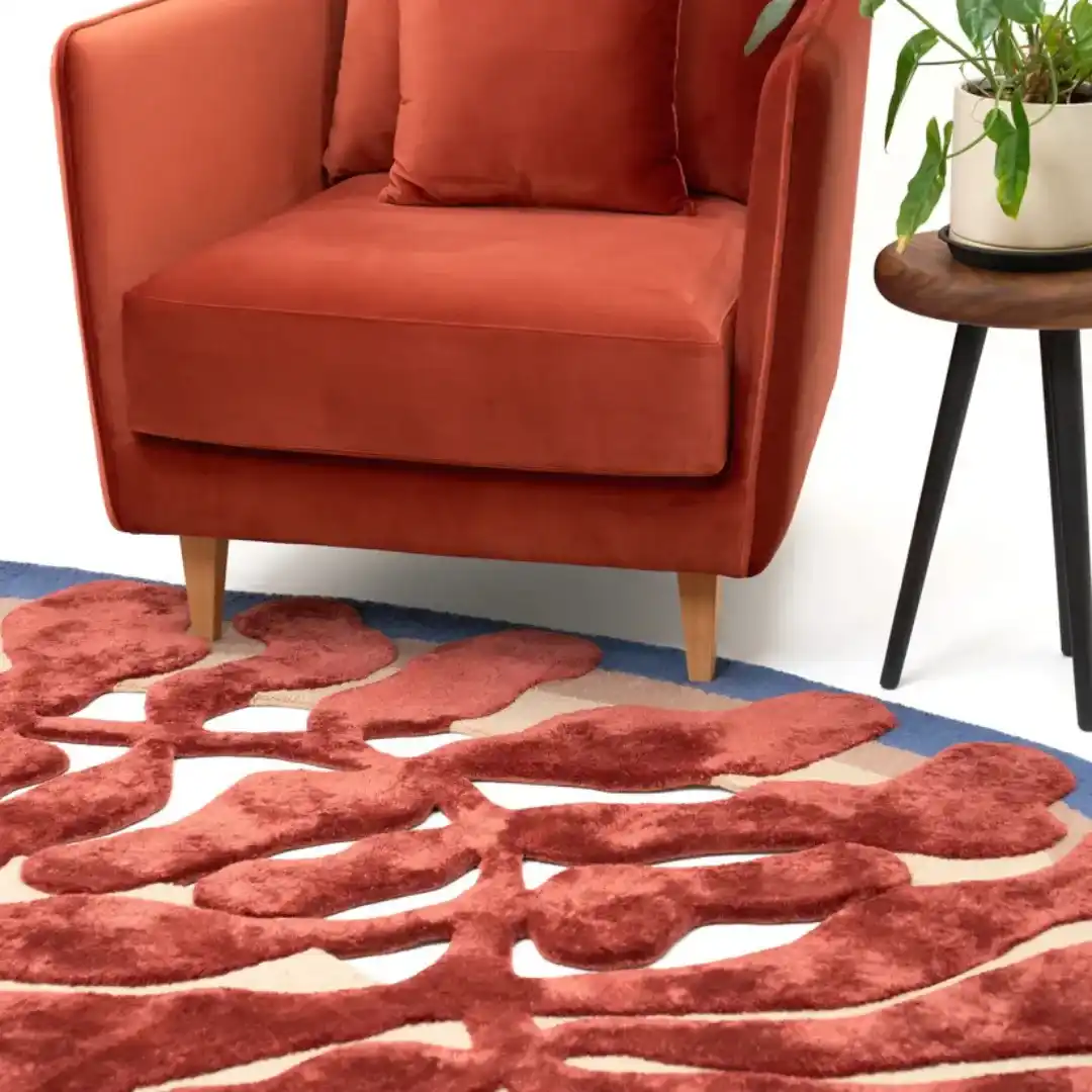 desert bloom hand tufted rug