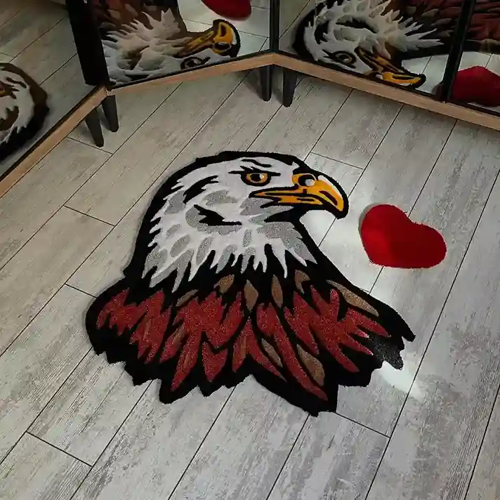 eagle tattoo rug
