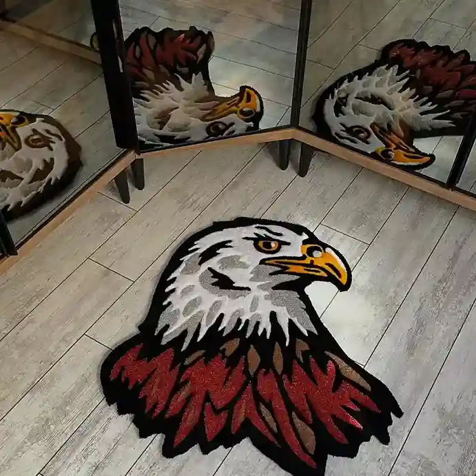 eagle tattoo rug