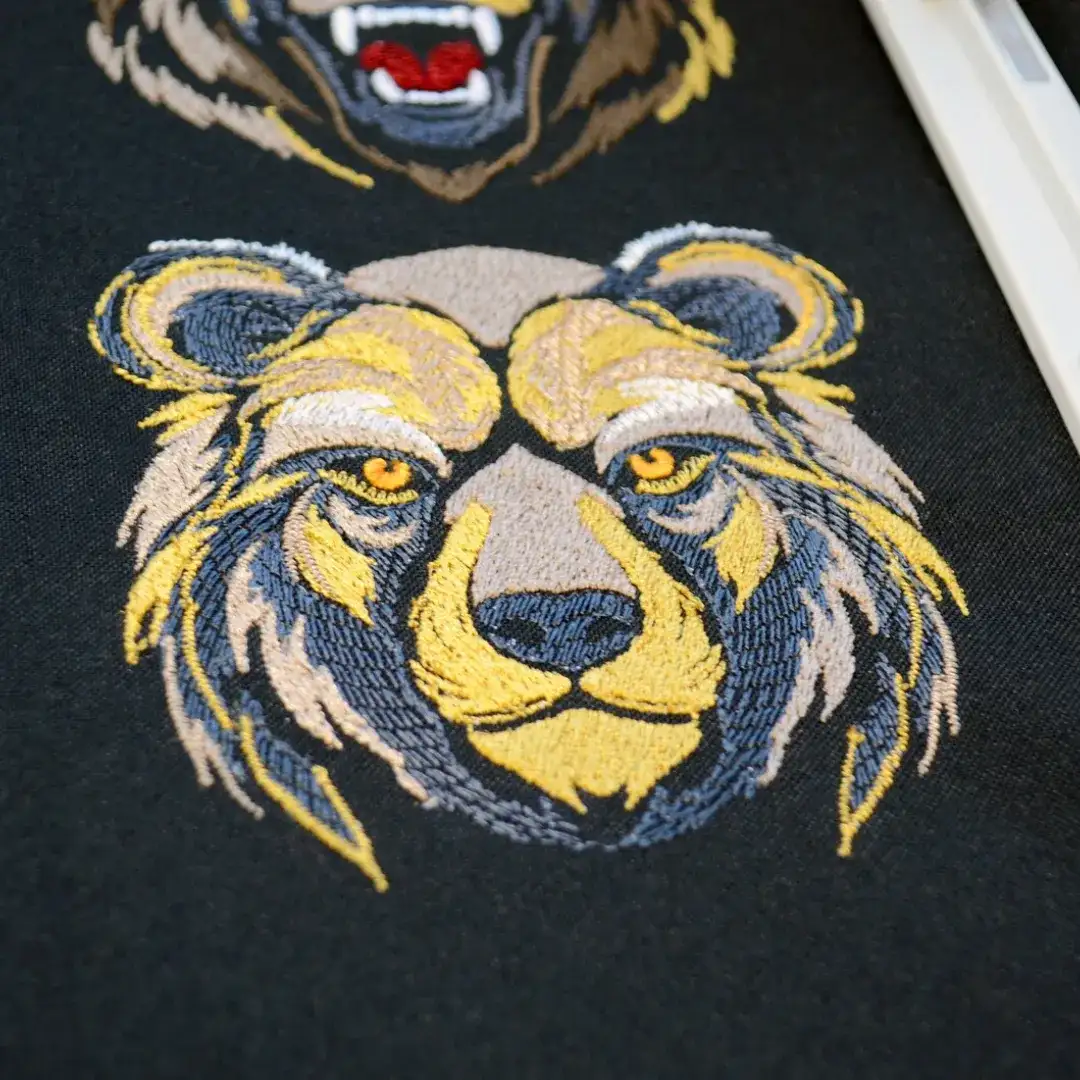 Majestic Bear Embroidered Tee