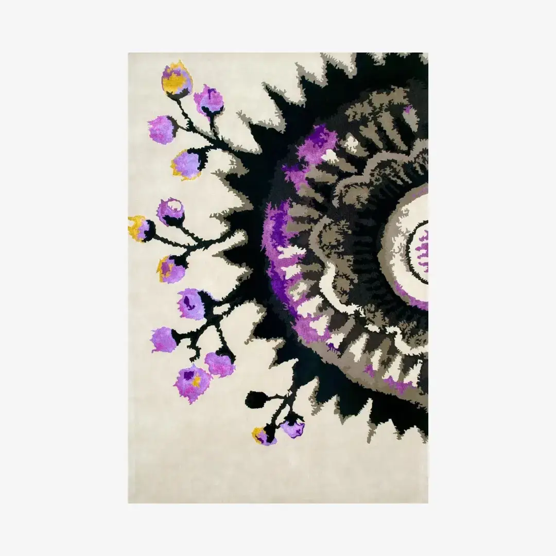 moon shadow hand tufted designer rug