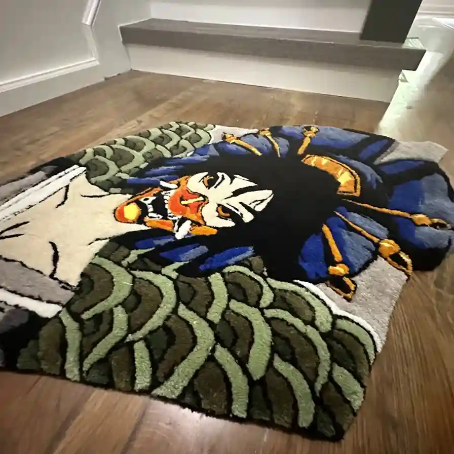 Oni Mask - Tattoo Rug