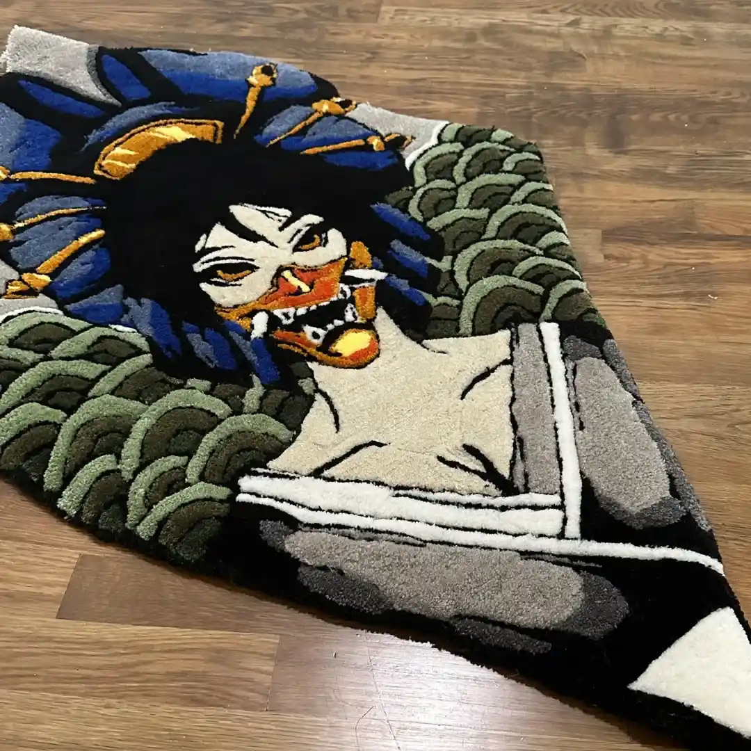 Oni Mask - Tattoo Rug