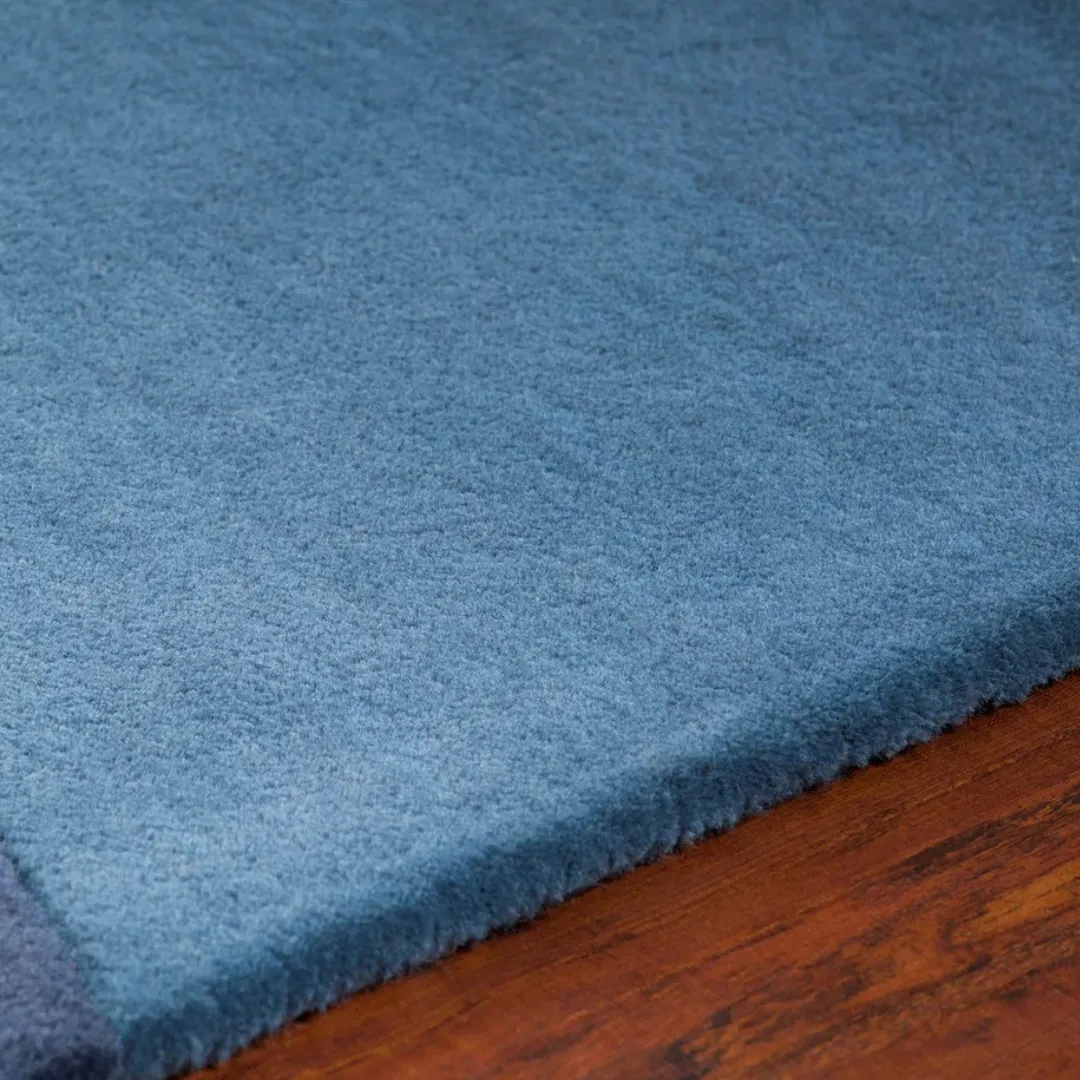 Artistic modern space styled with Color Loop rug